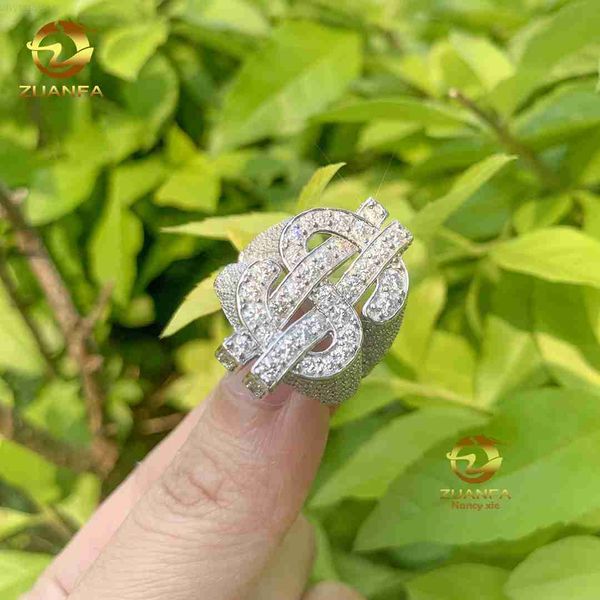 new arrived hip hop designer vvs moissanites iced out ring 925 silver sterling jewelry men's dollar ring
new arrived hip hop designer vvs moissanites iced out ring 925 silver sterling jewelry men's dollar ring