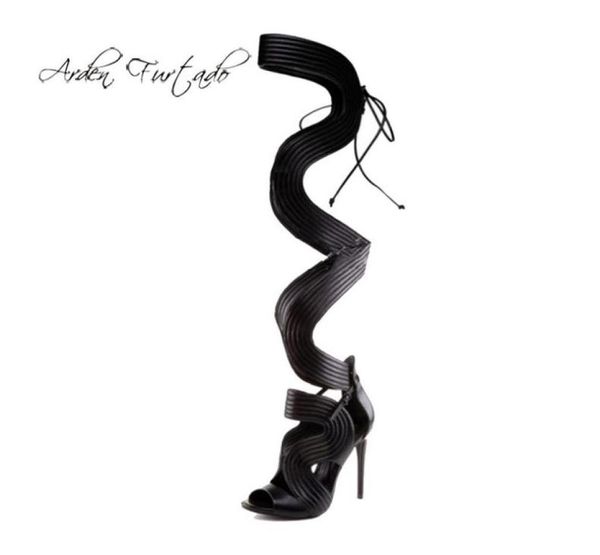 sandals arden furtado high heel ladies heels wrapped shoes lace up strappy over the knee summer boots1151475, Black
sandals arden furtado high heel ladies heels wrapped shoes lace up strappy over the knee summer boots1151475, Black