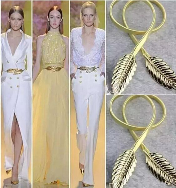 wedding sashes belt leaf design clasp front stretch alloy metal waist belt skinny elastic leaves dress cummerbund gold silver 5924427, White
wedding sashes belt leaf design clasp front stretch alloy metal waist belt skinny elastic leaves dress cummerbund gold silver 5924427, White