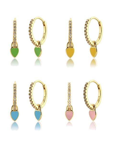 hoop huggie 925 sterling silver earrings for women zircon crystal colorful love heart pendientes plata x61274457, Golden;silver
hoop huggie 925 sterling silver earrings for women zircon crystal colorful love heart pendientes plata x61274457, Golden;silver