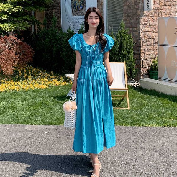 chic vintage french evening party robe temperament midi dress 2023 summer korean fashion ol casual puff sleeve elagant dress, Black;gray
chic vintage french evening party robe temperament midi dress 2023 summer korean fashion ol casual puff sleeve elagant dress, Black;gray