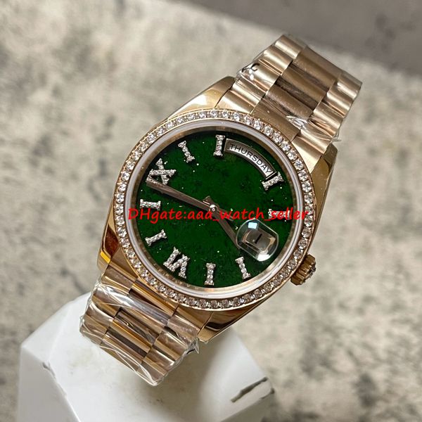 2023 luxury mens watches 36mm day-d 128235 123345 128345rbr 2836 automatic movement green aventurine dial presidental bracelet elegant wrist, Slivery;brown
2023 luxury mens watches 36mm day-d 128235 123345 128345rbr 2836 automatic movement green aventurine dial presidental bracelet elegant wrist, Slivery;brown