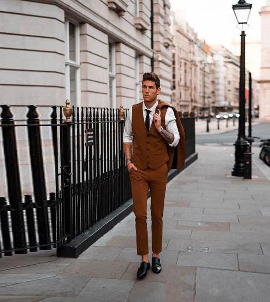 caramel three pieces wedding tuxedos two button notched lapel slim fit men039s groom suit customized jacketpantvest2683480, Black;gray
caramel three pieces wedding tuxedos two button notched lapel slim fit men039s groom suit customized jacketpantvest2683480, Black;gray