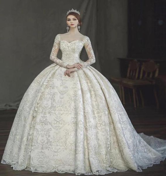 vintage victorian gothic ball gown wedding dresses 2018 amazing lace pearl detail sweetheart long sleeve arabia turkey pakistan we5870576, White
vintage victorian gothic ball gown wedding dresses 2018 amazing lace pearl detail sweetheart long sleeve arabia turkey pakistan we5870576, White
