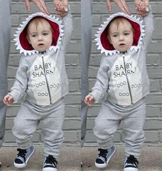 kids toddler boy shark hooded coat pants 2pcs outfits set clothes 6m4t x0509231a4997389, White
kids toddler boy shark hooded coat pants 2pcs outfits set clothes 6m4t x0509231a4997389, White