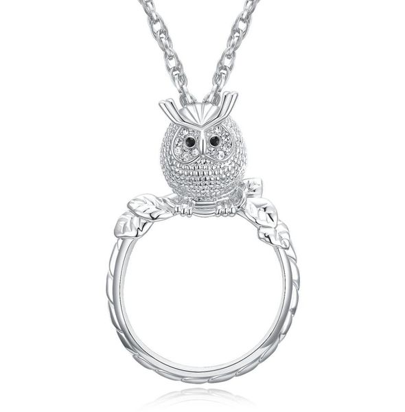 magnifying glass necklace for reading women039s fashion owl pendant necklace rhodium plated with crystal magnifier necklace3309361, Silver
magnifying glass necklace for reading women039s fashion owl pendant necklace rhodium plated with crystal magnifier necklace3309361, Silver