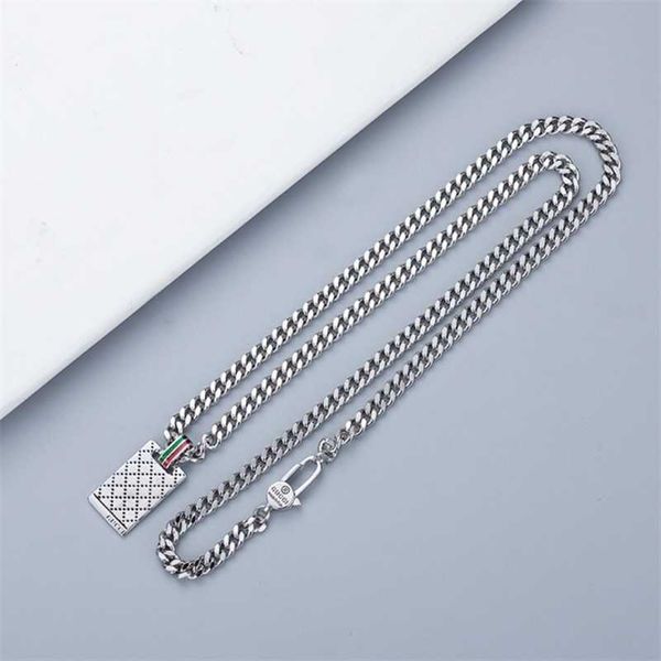 designer jewelry bracelet necklace ring color lingge rectangle men's women's lovers' elf skull sweater chain, Silver
designer jewelry bracelet necklace ring color lingge rectangle men's women's lovers' elf skull sweater chain, Silver