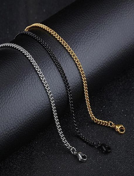 fashion classic basic punk stainless steel necklace for men women link chain chokers vintage black gold tone solid metal 20217817043, Silver
fashion classic basic punk stainless steel necklace for men women link chain chokers vintage black gold tone solid metal 20217817043, Silver