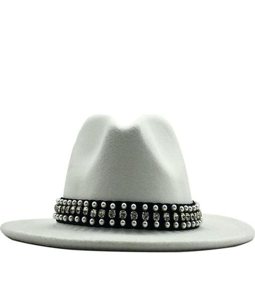 men women wide brim wool felt fedora panama hat with belt buckle jazz trilby cap party formal hat in pinkwhite9725616, Blue;gray
men women wide brim wool felt fedora panama hat with belt buckle jazz trilby cap party formal hat in pinkwhite9725616, Blue;gray