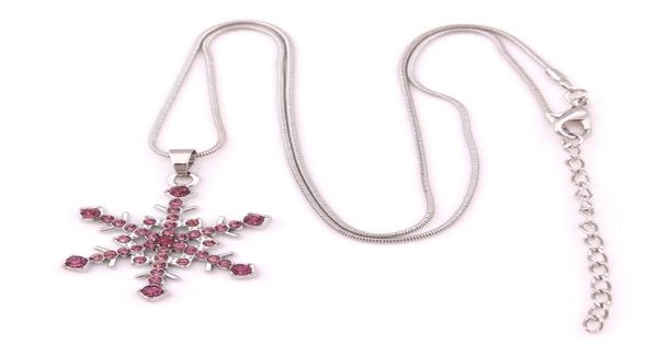 x7 silver tone crystal snow pendant necklace 18quot snowflake winter christmas holiday jewelry drop 9158033
x7 silver tone crystal snow pendant necklace 18quot snowflake winter christmas holiday jewelry drop 9158033