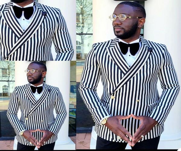 white black striped customized wedding tuxedos slim fit double breasted jacket suits business party prom blazer only one piece2752517, Black;gray
white black striped customized wedding tuxedos slim fit double breasted jacket suits business party prom blazer only one piece2752517, Black;gray