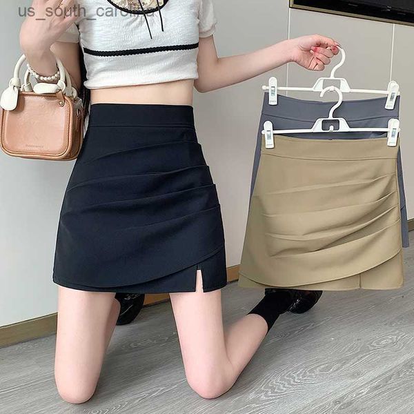 skirts pleated short skirt women's spring/summer 2023 new irregular split wrapped hip a-line half-length skirt l230522, Black
skirts pleated short skirt women's spring/summer 2023 new irregular split wrapped hip a-line half-length skirt l230522, Black