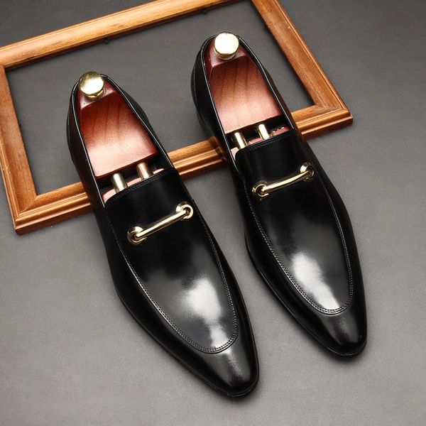 luxury mens loafers genuine leather spring formal shoes black brown slip on men dress shoe wedding party office casual shoe men
luxury mens loafers genuine leather spring formal shoes black brown slip on men dress shoe wedding party office casual shoe men