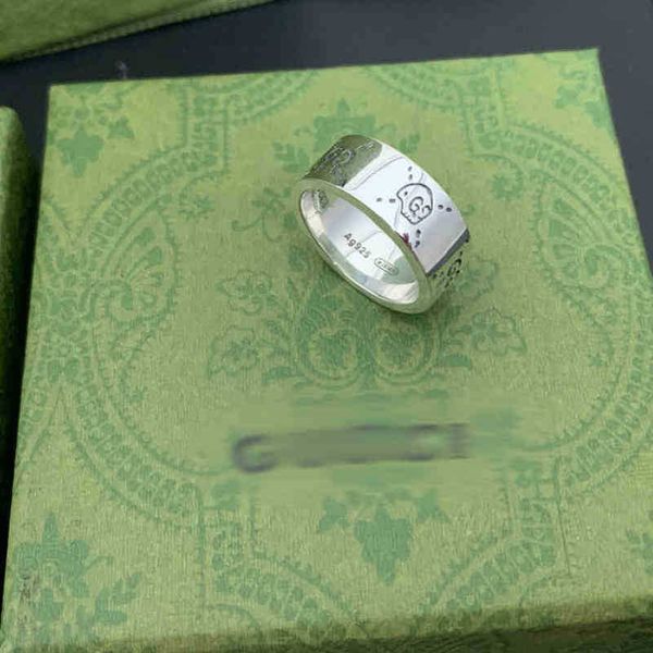 designer jewelry bracelet necklace ring big men's ring versatile classic bone elf selling style, Silver
designer jewelry bracelet necklace ring big men's ring versatile classic bone elf selling style, Silver