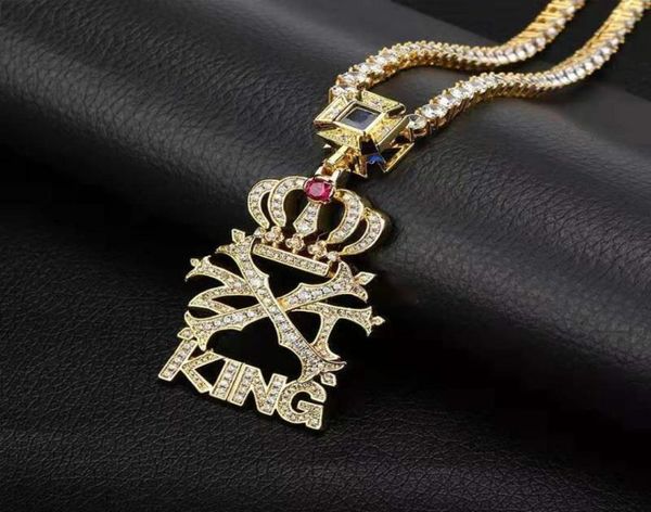 hip hop iced out crown pendant necklaces for men women luxury designer king letters bling diamond pendants letter gold tennis chai6069960, Silver
hip hop iced out crown pendant necklaces for men women luxury designer king letters bling diamond pendants letter gold tennis chai6069960, Silver