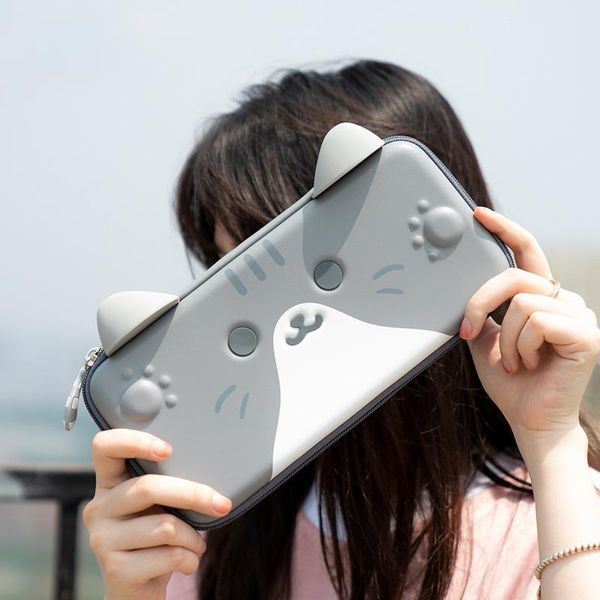 organizer switch cute cat storage bag silicone ear pu hard cover shell waterproof box carrying case for nintendo switch accessories
organizer switch cute cat storage bag silicone ear pu hard cover shell waterproof box carrying case for nintendo switch accessories