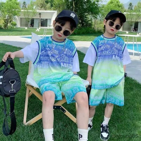 clothing sets boys summer 2023 sport suits for kids basketball tracksuits tie-dye shirtsandshorts clothes school outfits 3-14years, White
clothing sets boys summer 2023 sport suits for kids basketball tracksuits tie-dye shirtsandshorts clothes school outfits 3-14years, White