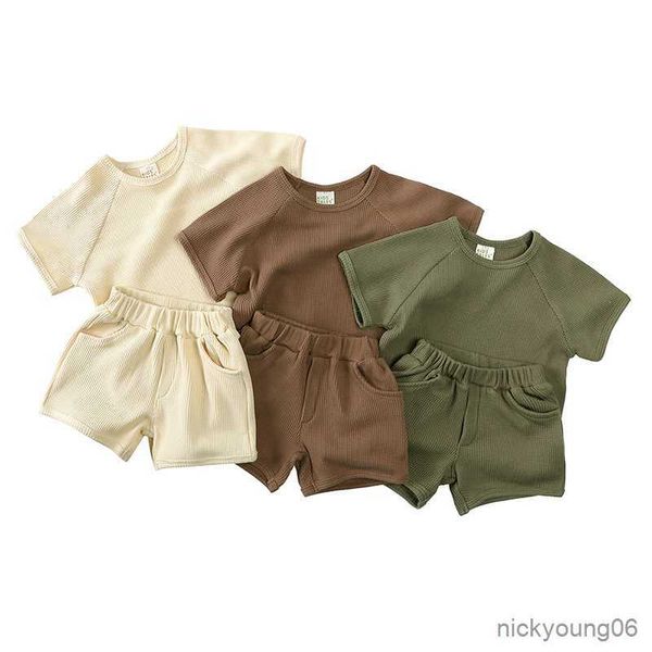 clothing sets pieces kids suit set solid color round neck short sleeve t-shirtand shorts with pockets for girls boys, White
clothing sets pieces kids suit set solid color round neck short sleeve t-shirtand shorts with pockets for girls boys, White