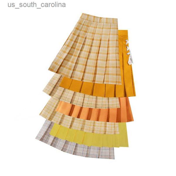 yellow women pleated skirts summer a-line female plaid mini skirt high waist ladies girls dance short skirt sweet woman skirts l230522, Black
yellow women pleated skirts summer a-line female plaid mini skirt high waist ladies girls dance short skirt sweet woman skirts l230522, Black