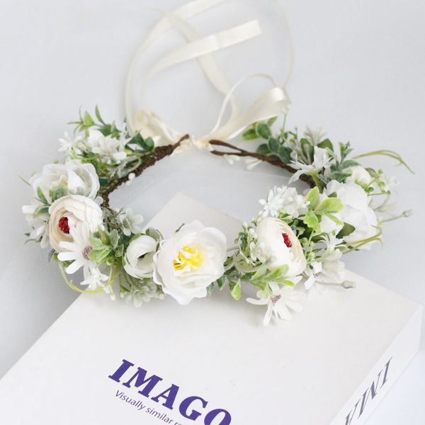 elegant bride headwear corolla white vintage bohemian wind flower ring tourism holiday simulation corolla new style hh-0028-a, Silver
elegant bride headwear corolla white vintage bohemian wind flower ring tourism holiday simulation corolla new style hh-0028-a, Silver