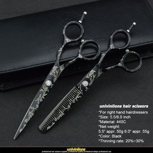 shears univinlions 5.5" 6" professional salon scissors barber scisors japan hairdressing scissors coiffeur japanese hair cutting s
shears univinlions 5.5" 6" professional salon scissors barber scisors japan hairdressing scissors coiffeur japanese hair cutting s