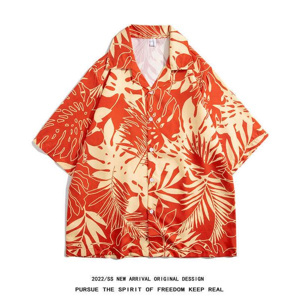 vintage cuban collar oil printed shirt men's and women's fashion loose hawaiian shortsleeved shirt g, White;black
vintage cuban collar oil printed shirt men's and women's fashion loose hawaiian shortsleeved shirt g, White;black