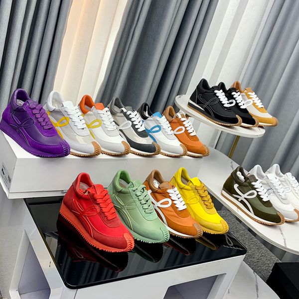 womens casual shoes flow runner nylon and suede lace up sneakers with a soft upper honey rubber waves sole cowhide shoes 35 46 size silver r, Black
womens casual shoes flow runner nylon and suede lace up sneakers with a soft upper honey rubber waves sole cowhide shoes 35 46 size silver r, Black
