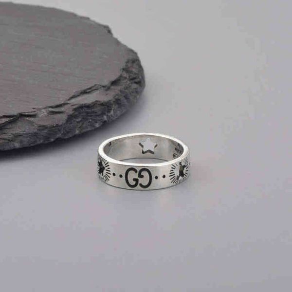 designer jewelry bracelet necklace hollow out small star old wind pentagram english male female lovers ring high quality, Silver
designer jewelry bracelet necklace hollow out small star old wind pentagram english male female lovers ring high quality, Silver