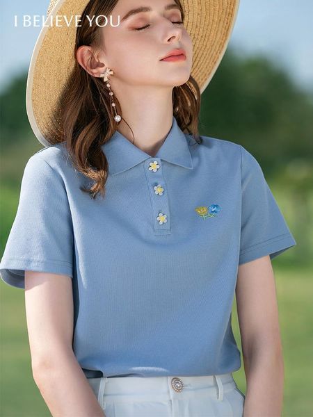 t-shirt i believe you summer cotton tshirts women 2022 new gentle polo collar embroidery solid pullover short sleeves 2222014465, White
t-shirt i believe you summer cotton tshirts women 2022 new gentle polo collar embroidery solid pullover short sleeves 2222014465, White