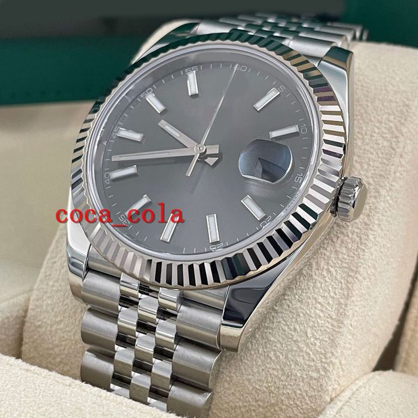 new watch strap luxury wristwatch 41mm slate dial stainless steel jubilee fluted bezel ref 126334 movement automatic mens bracelet men', Slivery;golden
new watch strap luxury wristwatch 41mm slate dial stainless steel jubilee fluted bezel ref 126334 movement automatic mens bracelet men', Slivery;golden