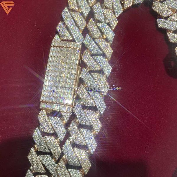 lifeng jewelry two tone 18mm hip hop luxury cuban link chain moissanite mens cuban iced out hip hop cuban chain, Silver
lifeng jewelry two tone 18mm hip hop luxury cuban link chain moissanite mens cuban iced out hip hop cuban chain, Silver