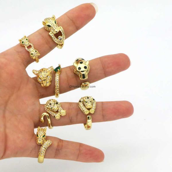 designer cait brand tier fashionable female personality small and luxury zircon opening adjustable leopard head food ring jewelry, Silver
designer cait brand tier fashionable female personality small and luxury zircon opening adjustable leopard head food ring jewelry, Silver