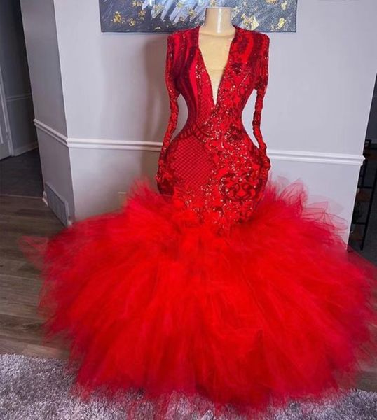 abendkleider 2023 red mermaid prom occasion dresses with long sleeve v-neck aso ebi black girl ruffles train evening gown
abendkleider 2023 red mermaid prom occasion dresses with long sleeve v-neck aso ebi black girl ruffles train evening gown