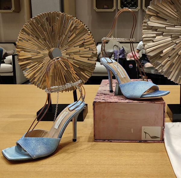 new crystal decorative high heel sandals fashion bright eye single line lace-up sandals temperament fashion elegant crystal slipper designer, Black
new crystal decorative high heel sandals fashion bright eye single line lace-up sandals temperament fashion elegant crystal slipper designer, Black