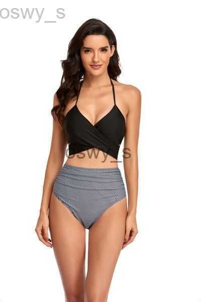 bikinis set two-pieces for women solid color halter adjustable lace-up swimming bra high-waist pleated briefs girls split swimwear for 2023, White;black
bikinis set two-pieces for women solid color halter adjustable lace-up swimming bra high-waist pleated briefs girls split swimwear for 2023, White;black