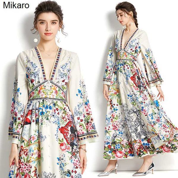 mikaro vacation flared sleep women vintage dress runway designer floral printed slim a-line casual dresses spring autumn fashion office lady, Black;gray
mikaro vacation flared sleep women vintage dress runway designer floral printed slim a-line casual dresses spring autumn fashion office lady, Black;gray