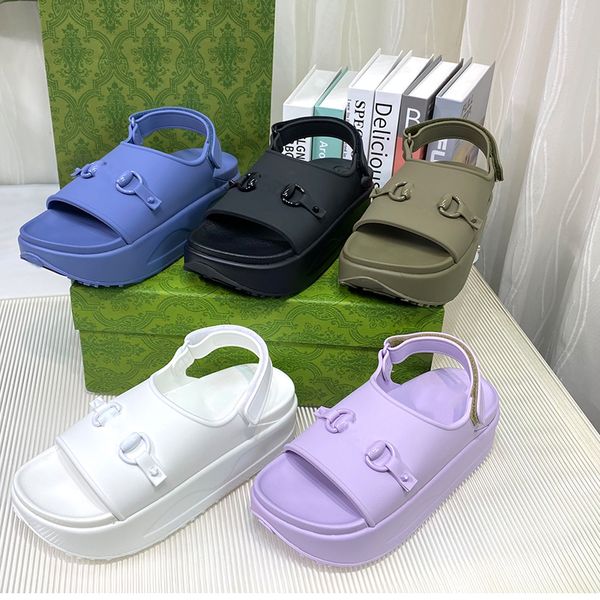 summer slippers sandal designer sliders macaron thick bottom non-slip embroidery platform heels fashion women wear beach flip-flops, Black
summer slippers sandal designer sliders macaron thick bottom non-slip embroidery platform heels fashion women wear beach flip-flops, Black