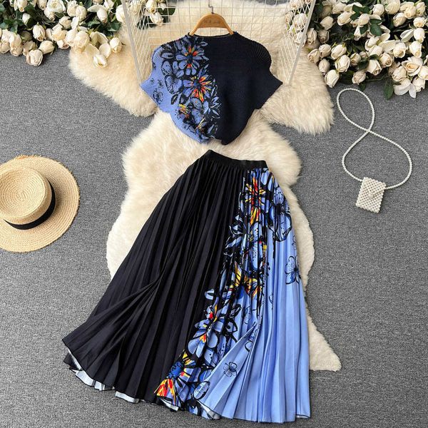 spring new women stylish pleated casual personality solid piece set women clothing fc, Black;gray
spring new women stylish pleated casual personality solid piece set women clothing fc, Black;gray