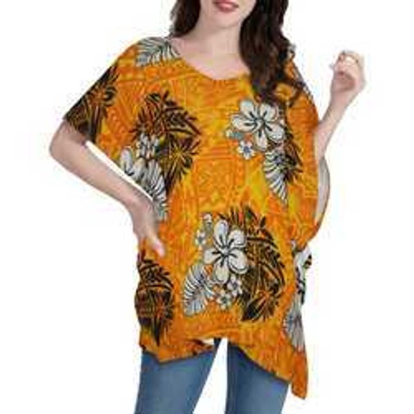 ladies selling black pullover blouse v neck loose custom gold polynesian tribal tattoos poncho women's clothing mf, White
ladies selling black pullover blouse v neck loose custom gold polynesian tribal tattoos poncho women's clothing mf, White