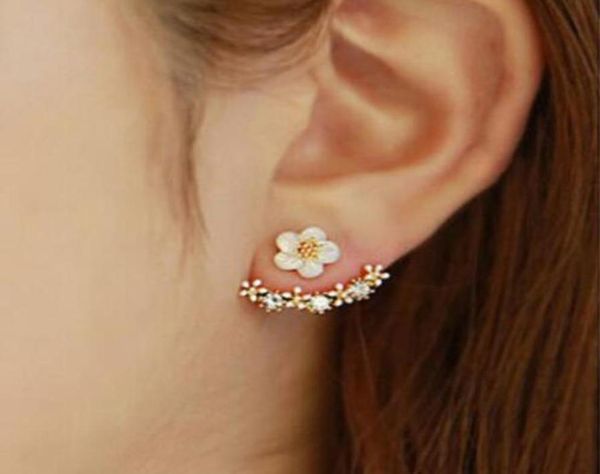 ear jackets earings women jewelry gift fashion flower crystal earrings gold back cuff stud earrings7430439, Silver
ear jackets earings women jewelry gift fashion flower crystal earrings gold back cuff stud earrings7430439, Silver