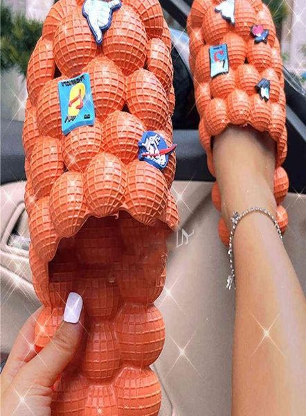 slipper new bubble slides with charms beach men women sandals 2022 summer house shoes platform ball slippers size35 48 07296397999, Black
slipper new bubble slides with charms beach men women sandals 2022 summer house shoes platform ball slippers size35 48 07296397999, Black