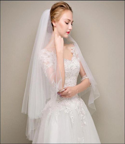 two layers white soft tulle wedding bridal veils ankle length 2018 bridal039s veils wedding accessories5785432, Black
two layers white soft tulle wedding bridal veils ankle length 2018 bridal039s veils wedding accessories5785432, Black
