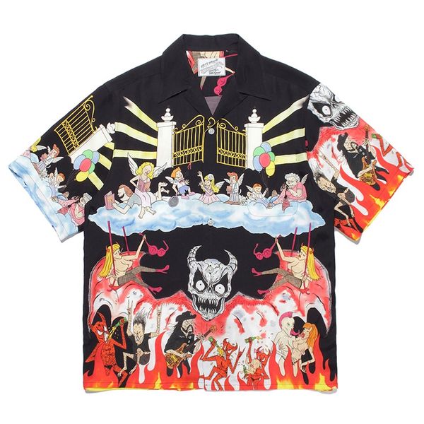 shirts men women print white black hawaii beach shirt
shirts men women print white black hawaii beach shirt