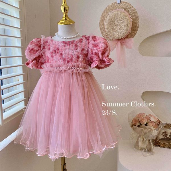 girl's dresses girls dress summer 2023 new rose mesh baby dress children princess dress baby girl clothes aa230531, Red;yellow
girl's dresses girls dress summer 2023 new rose mesh baby dress children princess dress baby girl clothes aa230531, Red;yellow