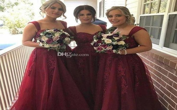 new bridesmaid dresses burgundy tulle cap sleeves lace appliques long summer beach for wedding guest dress maid of honor gow9885196, White;pink
new bridesmaid dresses burgundy tulle cap sleeves lace appliques long summer beach for wedding guest dress maid of honor gow9885196, White;pink
