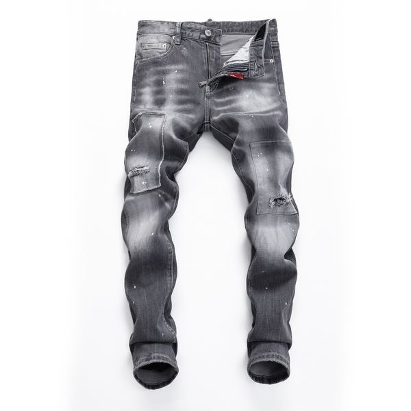 mens cool rips stretch designer jeans distressed ripped biker slim fit washed motorcycle denim men s hip hop fashion man pants 2023, Blue
mens cool rips stretch designer jeans distressed ripped biker slim fit washed motorcycle denim men s hip hop fashion man pants 2023, Blue