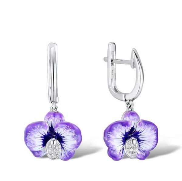 dangle chandelier rongxing creative enamel purple flower white zircon drop earrings for women silver color female xmas gifts7706862
dangle chandelier rongxing creative enamel purple flower white zircon drop earrings for women silver color female xmas gifts7706862