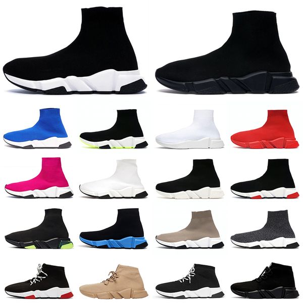 

sock designer shoes speed trainer mens shoes plate-forme sneakers graffiti black white clear sole luxury loafers flat plate-forme boots wome