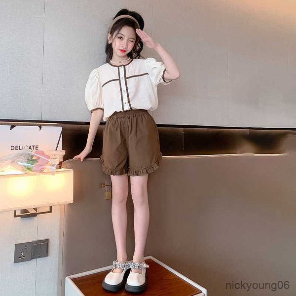 clothing sets children for girls summer kids clothes 6 teen bubble sleeve shirtandshorts 2pcs suit outfits, White
clothing sets children for girls summer kids clothes 6 teen bubble sleeve shirtandshorts 2pcs suit outfits, White