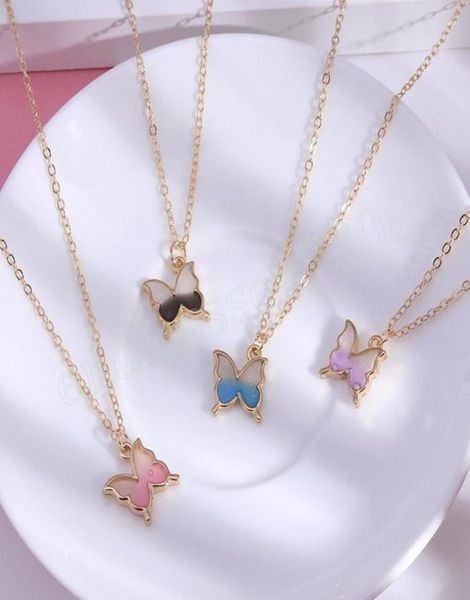 simple casual fashion women gold color chain resin butterfly pendant necklace clavicle chain party jewelry3823009, Silver
simple casual fashion women gold color chain resin butterfly pendant necklace clavicle chain party jewelry3823009, Silver